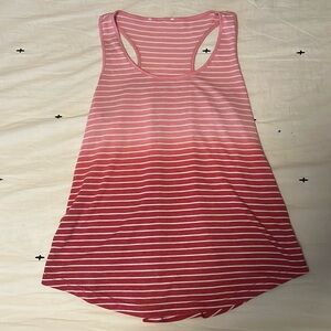 Fun Red Gradient Striped Tank Women’s Size Small Tag Removed (H&M?)